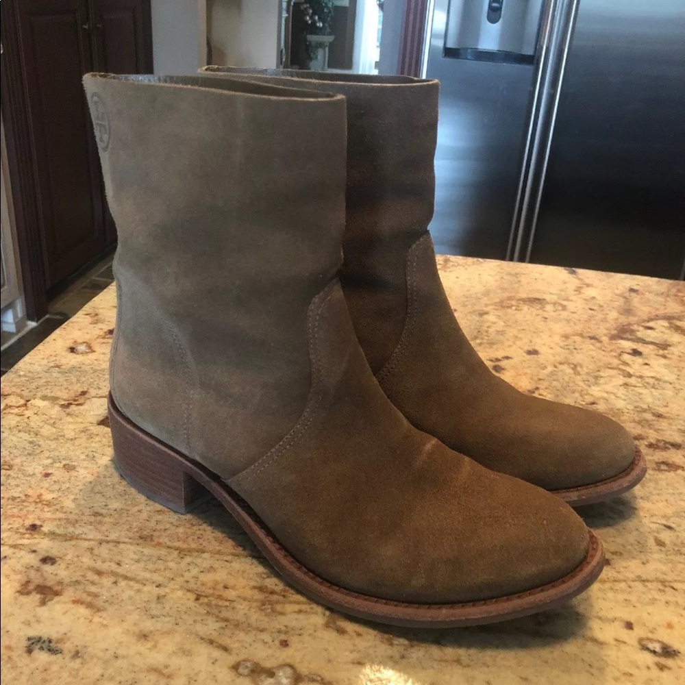 Tory Burch suede boots size 8